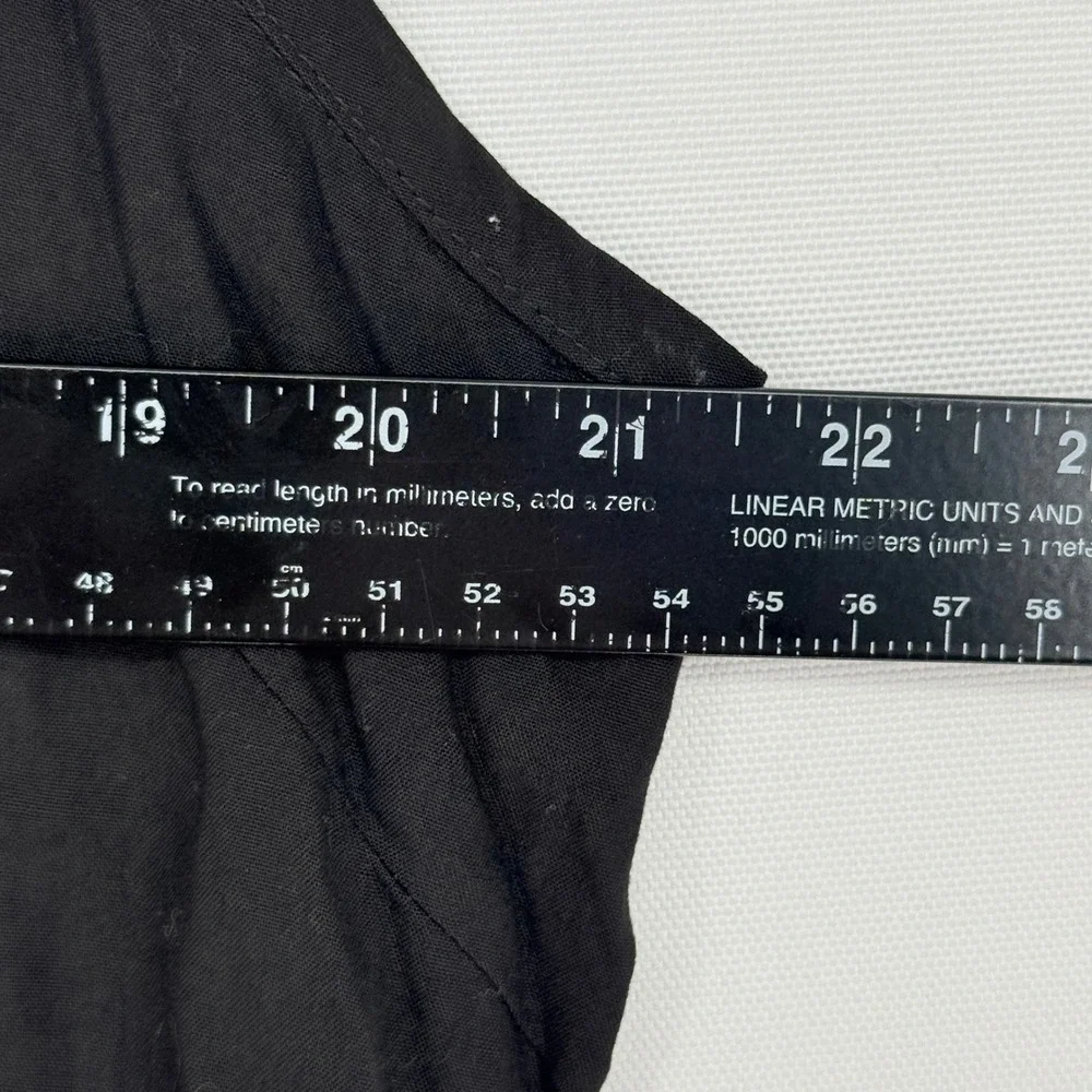 Hilo Hattie Island Collections Palm Leaf Shift Dress Womens XL Black Tan Resort
